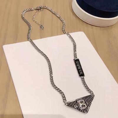 Personalized B-letter Pendant Necklace New Versatile Fashion Necklace High Grade Metal Necklace Women's