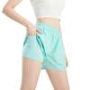 Women's Quick-Dry High Waist Running Shorts - Anti-Exposure, Fake Two-Piece Design with Inner Lining