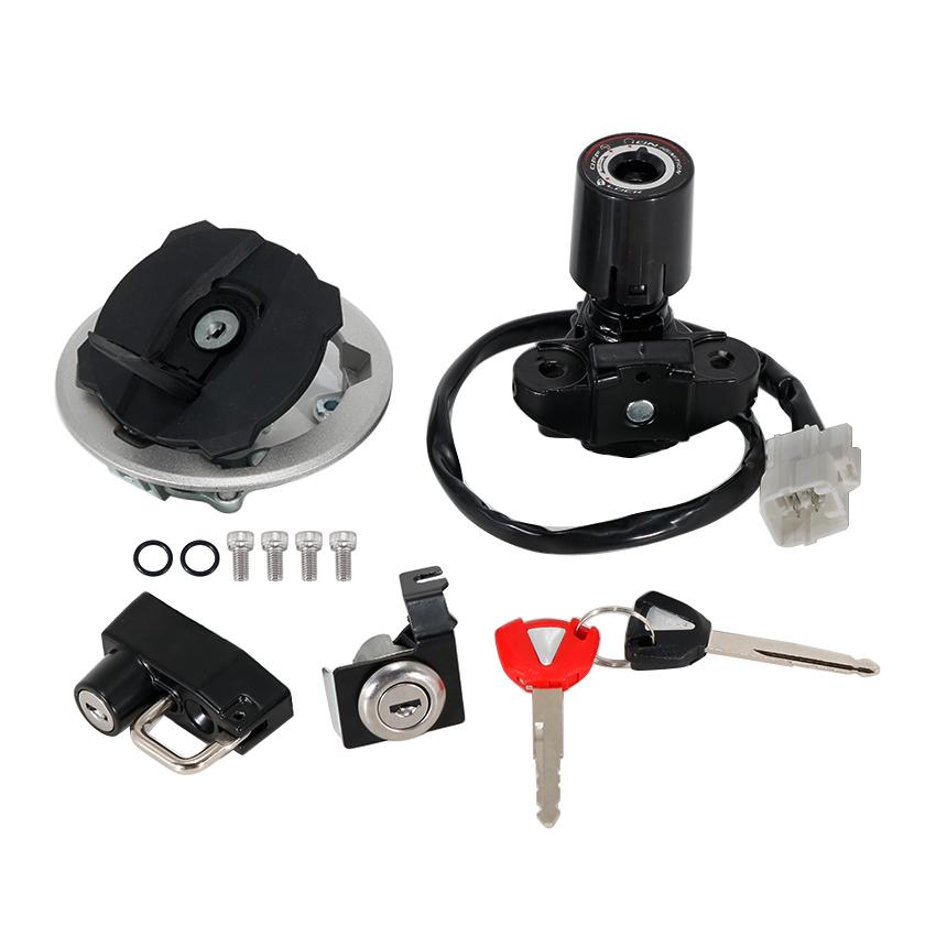 Ignition Key Lock Switch Set Motorcycle Key Kit For Kawasaki EX500 Ninja 500 ER500 Z500 ER500 Z500 ABS SE SE ABS OEM:27048-5276