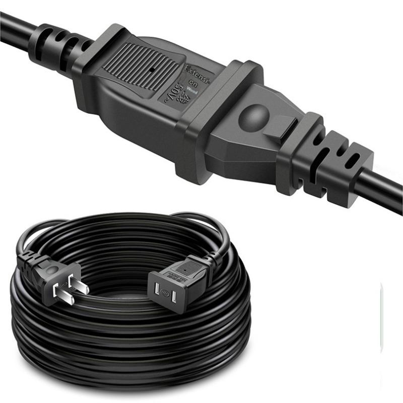 2M 5M 10M US-Stecker AC-Netzstecker Kabel TV PC Laptop Stromversorgungskabel Kupfer-Ladekabel