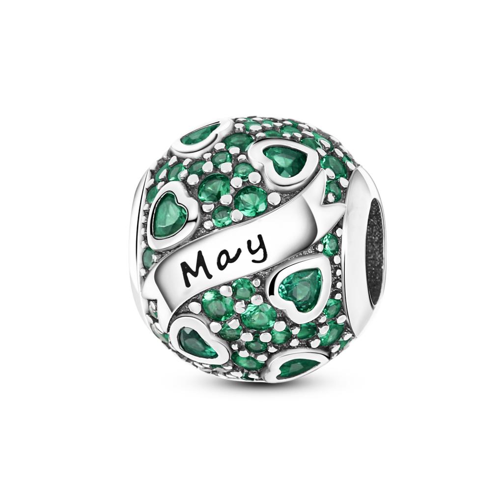 Green Charm Bead Charms Authentic copper Bead Charms Shamrock Avocado Pendants Ideal For Bracelets Making Woman Jewellery Gift