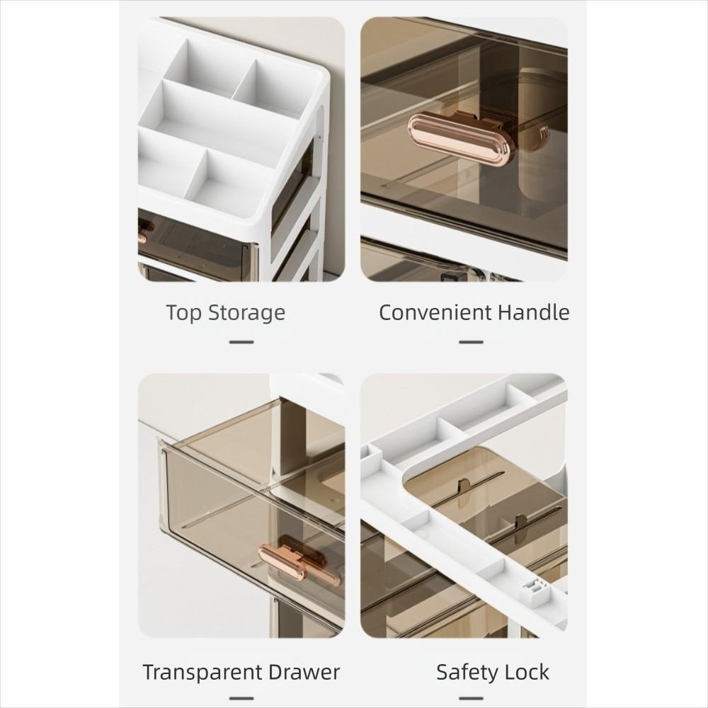 Display Rack Desk Organizer Storage Box Large-capacity Dormitory Drawer Desktop Storage