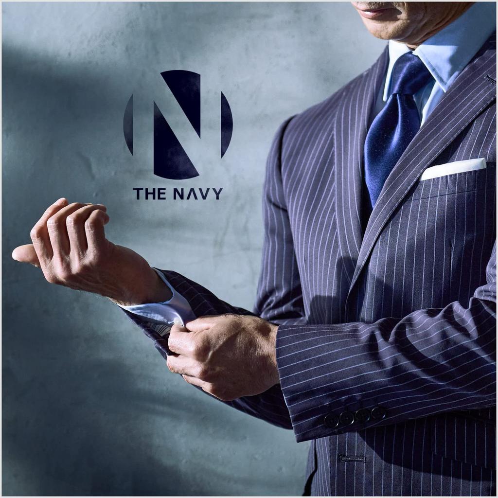 [The Navy] Necktie, JAPAN Brand, Kyoto Nishijin-ori Fabric, Hand-stitched by Uji Craftsmen, 100% Silk, Navy Blue, Glen Check Pattern, Perfect Gift