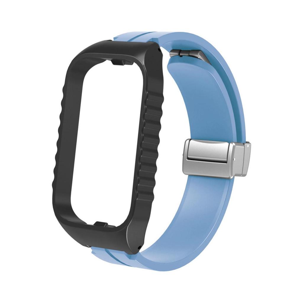 Foldable Magnetic Silicone Strap for Redmi Smart Band 2/3 and Xiaomi Smart Band 8 Active