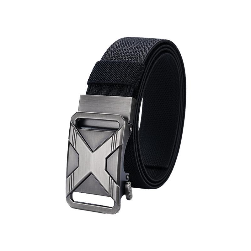 New Hot-Selling Belt Men'S Automatic Buckle Nylon Tactical Braided Belt Middle-Aged And Young Outdoor Belt Simple Wind Belt