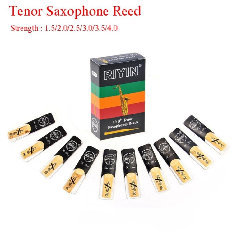 10 pz Ance per Sassofono Tenore Forza 1.5-4.0 Tono Bb Ancia per Strumento Sassofono