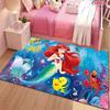 New Shelves! Little Mermaid Ariel Princess Carpet, Living Room Bedroom Office Area Kid's Room of Choice,Non-slip Mat Potdemiel