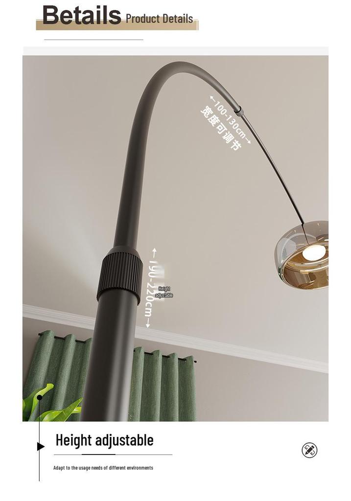 Minimalist Italian-Style Fishing Floor Lamp: Modern Luxury Bedside & Living Room Lighting