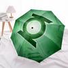 1pc Green Lantern Symbol Umbrella - Automatic Open Compact Travel Umbrella with 60-Rib Durable Frame yy251021103