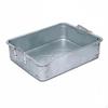 Industrial Storage Box Galvanized Steel Stackable Parts Container Leakproof Bin