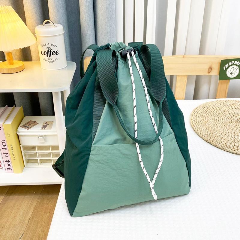 Large Capacity Travel Bag Sports Backpack Drawstring Bag Riding Backpack