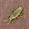 Mosiężne Figurki Karaluchów Owadów Miniatury Solidne Zwierzątko Herbaciane Zabawne Rękodzieło Kolekcja Małe Ozdoby na Biurko