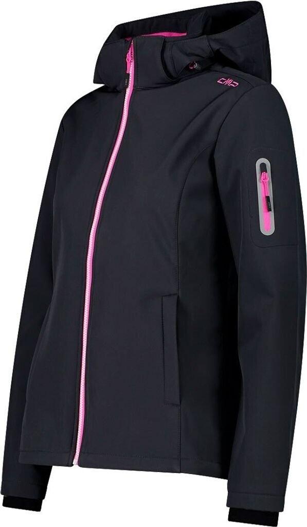 Куртка CMP softshell jacket zip hood women (39A5006) женская куртка softshell с отстегивающимся капюшоном (39A5006) антрацит/фестиваль