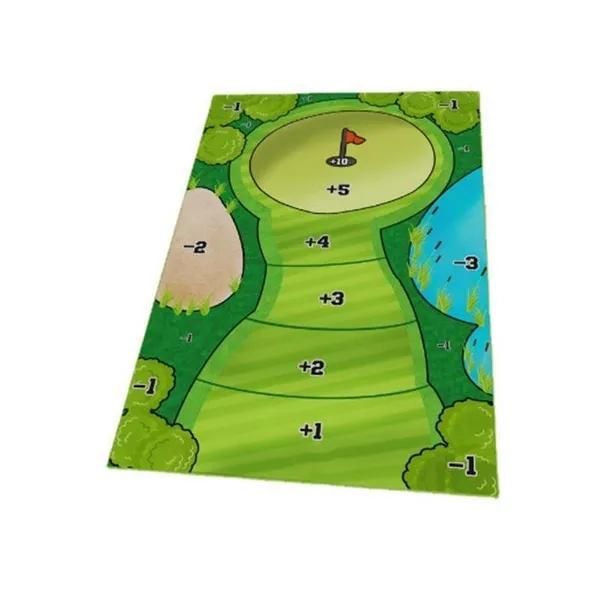 Neformální golfová hra s 180 x 120 cm přilnavým povrchem Herní podložka Golfová úderová podložka Sada golfových tréninkových pomůcek Golfové vybavení