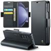 Magnetic Flip PU Leather Phone Case for Samsung Galaxy Z Fold 6 5 Fold6 Fold5 5G Wallet with Card Holder Protective Cover