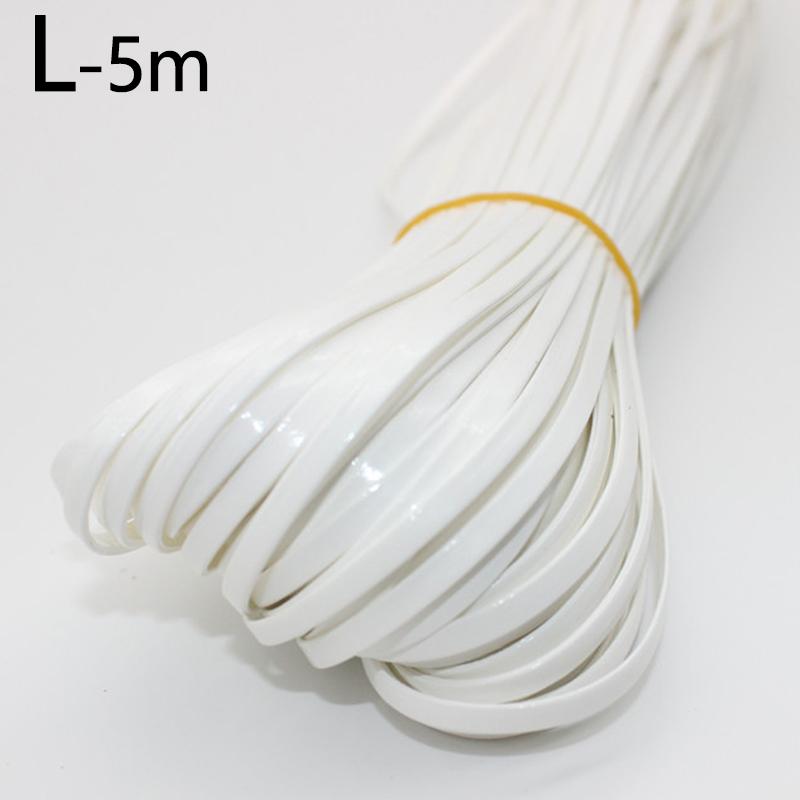 

5-метровий багатофункціональний браслет Лінія Плетена мотузка Виготовлення ювелірних виробів із штучної шкіри Одноколірні аксесуари своїми руками 2mm білий