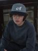 Olinkeompeulliteu Two-Tone Houndstooth Pillbox Cap (Black)