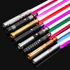 RGB Metall Lichtschwert Schwert Sabre De Luz FOC Rave Duellierendes Blinkendes Spielzeug 7 Farbwechsel Kpop Lightstick