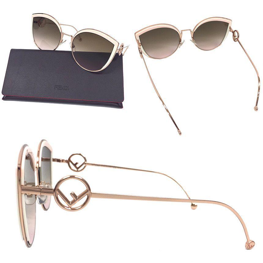 Used FENDI Sunglasses FF0290/S Cat Eye aq10327