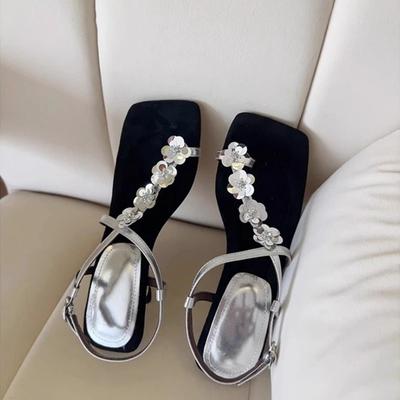Riemchenschuhe Schuhe mit eckiger Spitze Stilvolle und elegante Sandalen Damenschuhe und schlichte Oberbekleidungsschuhe