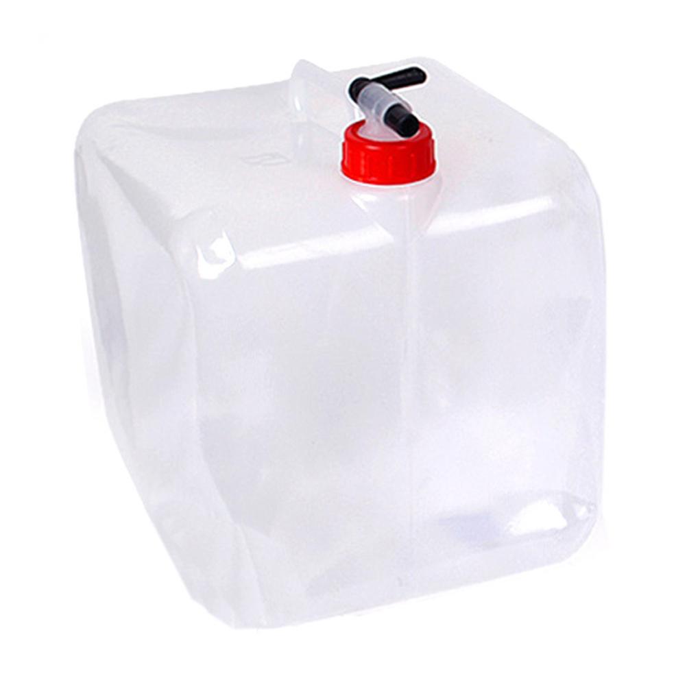 15 Litres Collapsible Water Container with Spigot Camping Water Storage Carrier Jug Foldable Portable Water Canteen for
