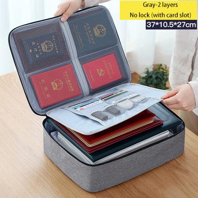 Document Storage Bag Organizer Files Folder Ticket Credit Card Certificates Handbag Home Office Organizer Accessories Supplies