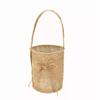 New Portable Burlap Flower Basket Vintage Durable Hanging Pocket Small Lace Flower Party Decoration Candy Gift Bag Wedding
