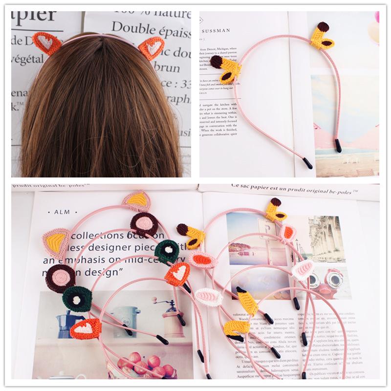 Korean Style Transparent Bow Headband for Children - Cartoon Hair Accessories for Girls