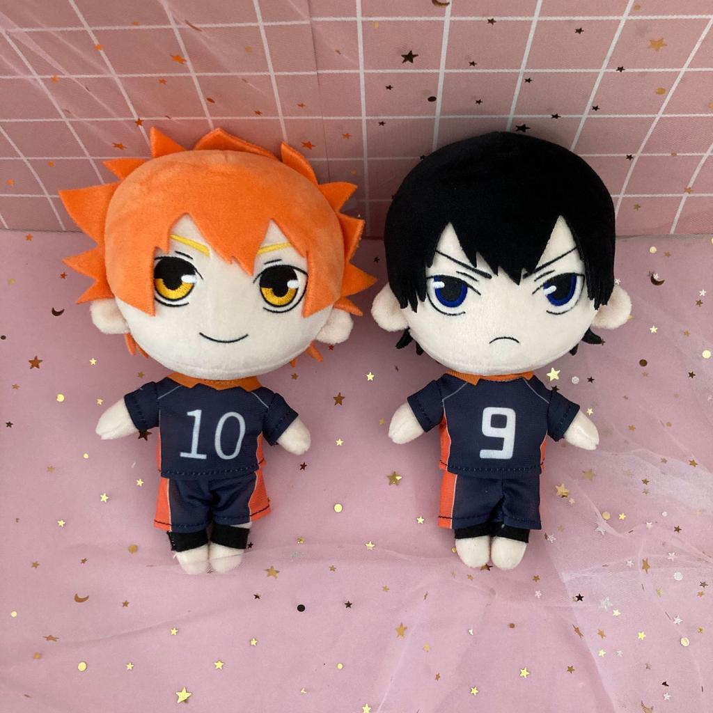 Anime Haikyuu Plyšová panenka Tobio Kageyama Shoyo Hinata Kuroo Tetsurou Kolekce měkkých vycpaných polštářů Velikost dárku 20 cm