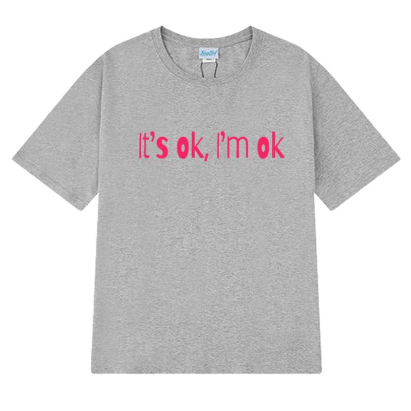 Hot Singer Tate McRae Its Ok, Im Ok Music T Shirt Men Women Fashion Y2k Short Sleeve T-shirts Unisex Oversized 100% Cotton Tops