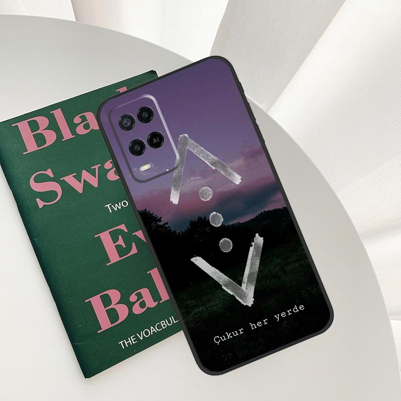 Cukur Logo Case For Oppo A58 A78 A98 A15 A16 A17 A52 A72 A76 A96 A54 A74 A94 A57 A77 A54S A57S Cover