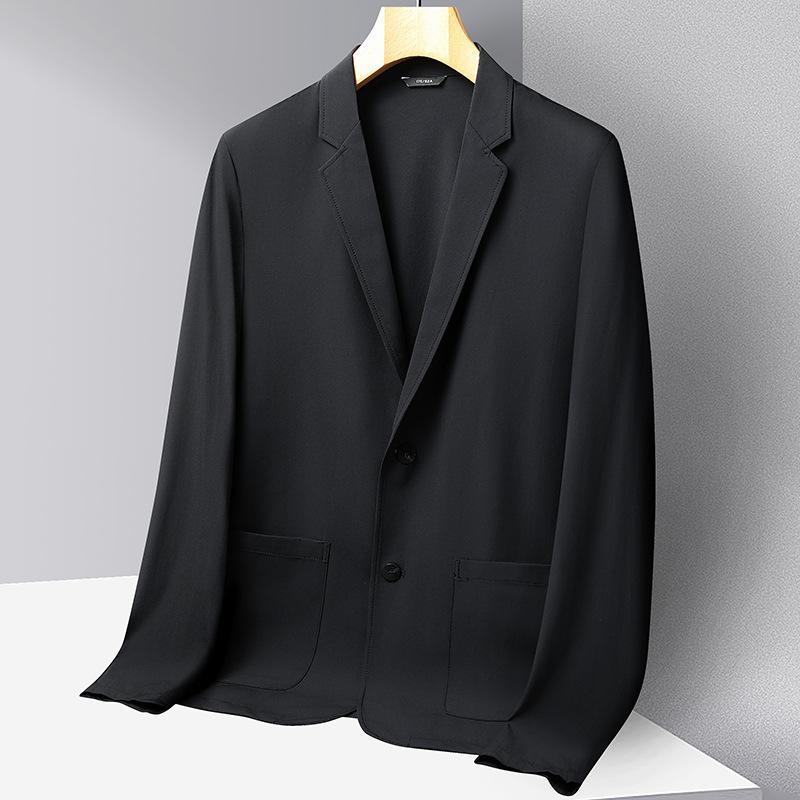 Костюм мужской весенне-летний тонкий негигроскопичный костюм мужской уличный 4XL — фото 4