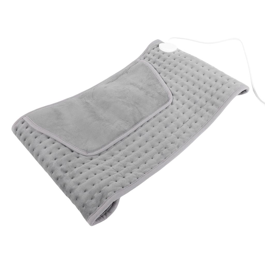 Heating Pad for Back Relief Period Care 10 Temperature Settings 4 Timer Heating Pad Belt with   Silver Gray 12x24 Inch