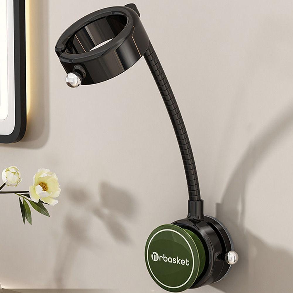 Wall Mount Hairdryer Stand Angle Adjustable Hairdryer Shelf Hair Dryer Organizer  Bathroom Storage