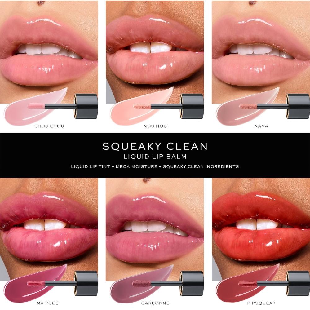 Westman Atelier Squeaky Clean Liquid Lip Hydrating Lip Balm 0.21 Oz  6.5 Ml Pipsqueak Bright Brick