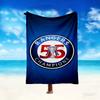 1pc Rangers FC Blanket, Home Printed Throw Blanket - Soft Blanket Gift for Family, Washable Sofa Bed Blanket