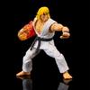 Toys Street Fighter Ken Action Figures (Player 2 White Variant) - Premium Articulated Collector Figure JD36098