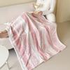 1pcs Soft Cozy Throw Blanket Warm Flannel for Sofa Office Shawl Bedroom Camping Travel with Dual Color Jacquard Cover Blankets Air Conditioning Quilt
