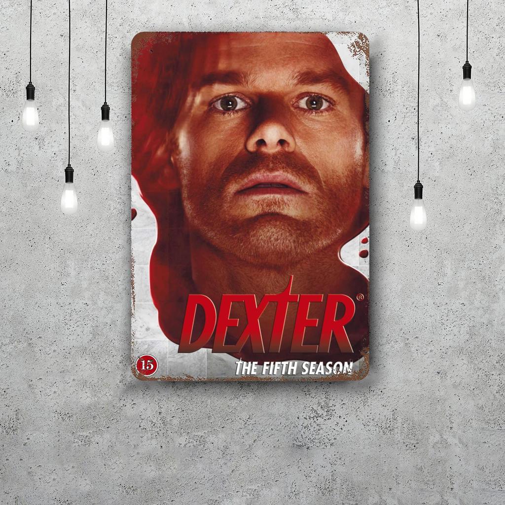 Dexter TV Show Vintage Metal Tin Signs Posters Decor Retro Metal Plaque Wall Art Decor for Garage Bar