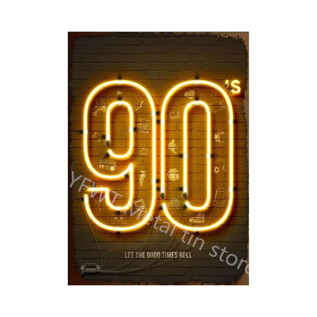 Vintage Colorful Neon Toilet Sign Sexy Woman Plaque Vintage Tin Sign Retro Metal Sign Decorative Plaque Wall Decor