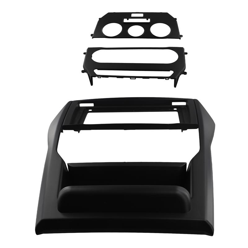 AUTO 9 Zoll Autoradioblende Für Mahindra Scorpio S6 2018+ Armaturenbrett-Einbausatz Hohe Blende Konsolenblende Adapter GPS-Plattenabdeckung