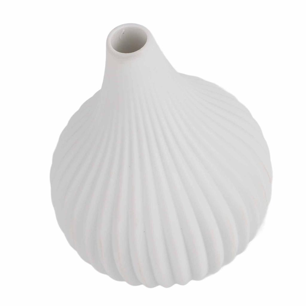 Einfache Moderne Keramik Vase Hause Zimmer Tisch Desktop Dekoration Ornamente (Klein Weiß)