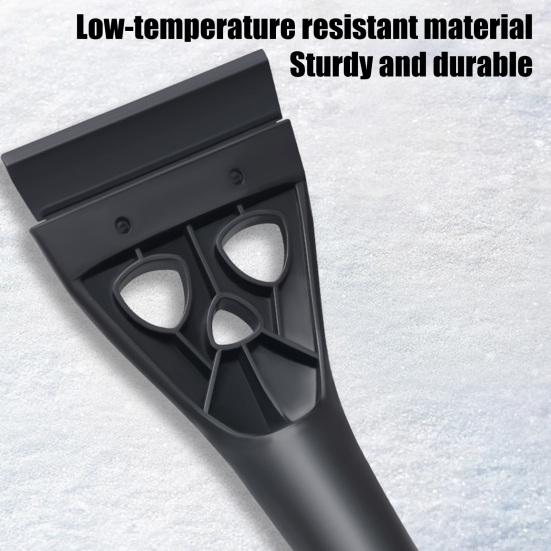 Extendable Car Snow Brush Ice Scraper Heavy-duty Snow Shovel with EVA Grip Snow Removal Tool for Windshield