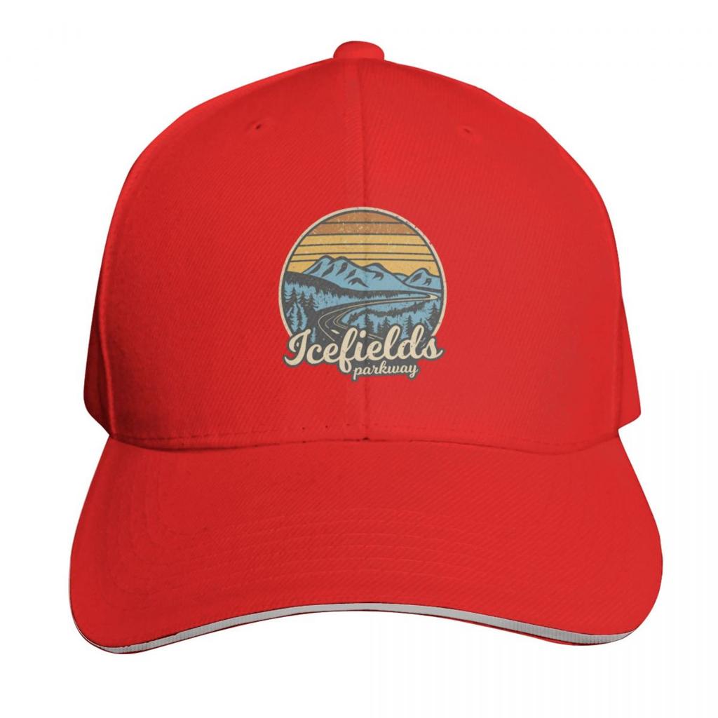 Icefields Parkway Alberta Kanada Retro Baseballkappe individuelle Kappen Designerhut Hut Unisex Wintermütze Luxus Damen Unisexs