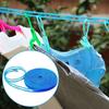 with Hooks Clothesline Blue Basking Rope Multifunctional Windproof Clothes Line  Camping
