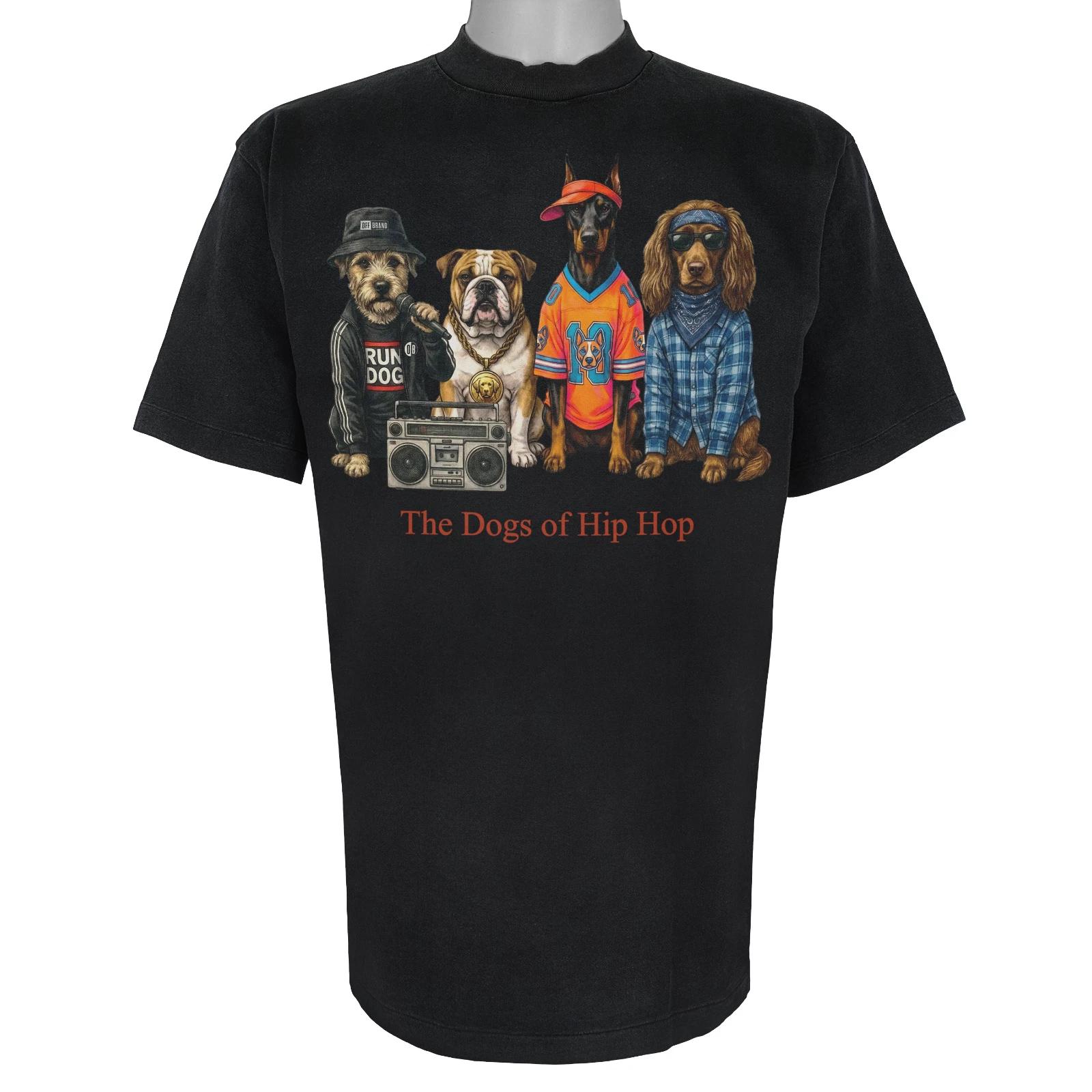 The Dogs of Hip Hop - Paw Prints Tee M