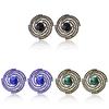 Modern Geometric Alloy Crystal Drop Earrings For Women With Sparkling Water Drill Jewelry Gift