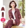 Women's Casual Sportswear Jacket and Pants Set for Mature Women