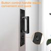 Pocket Door Edge Pull - Sliding Door Pull Handles Hardware,Pockets Hidden On The Side Pop-up Door Handles,Pull Ring Is Larger and Easier To Use Black