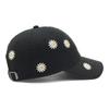 New Era Casual Classic Cap Black Flower Embroidery ONSPOTZ Exclusive Free Size Adjustable Streetwear Baseball Hat 14699718